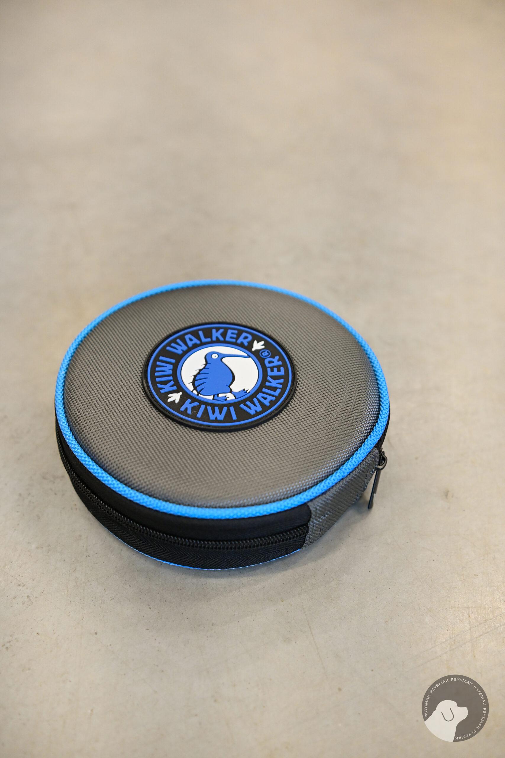 Kiwi Walker TRAVEL DOUBLE BOWL SLOWFEEDER miski turystyczne niebieskie