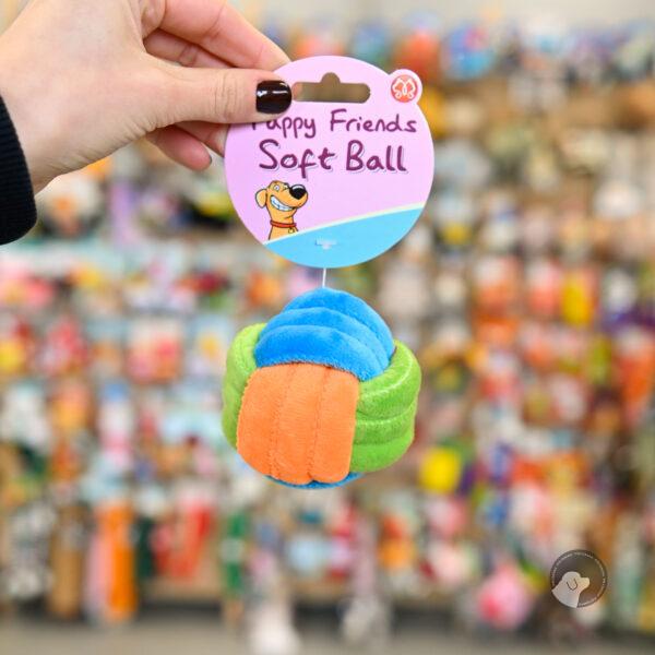 Toby's Choice SOFT BALL- pluszowa piłka dla szczeniaka