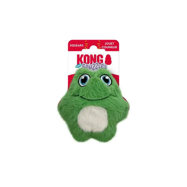 KONG® nuzzles Mini Dog Toy XS - żaba z piszczałką