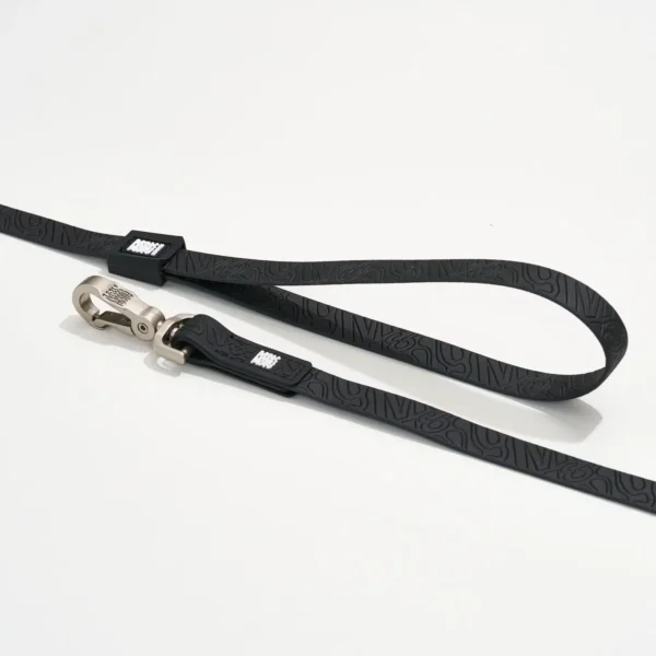 Max Molly smycz/linka treningowa matrix 2.0 stone z rączką i stop markerem z TPU black czarna 10 m