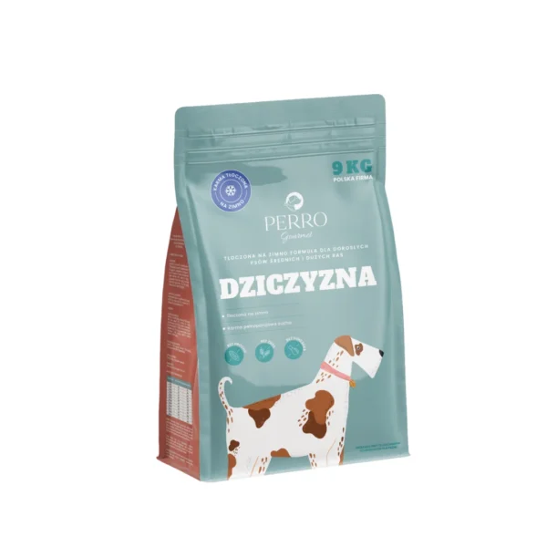 Karma tłoczona na zimno PERRO Gourmet Dziczyzna – formuła dla psów dorosłych średnich i dużych ras 1kg