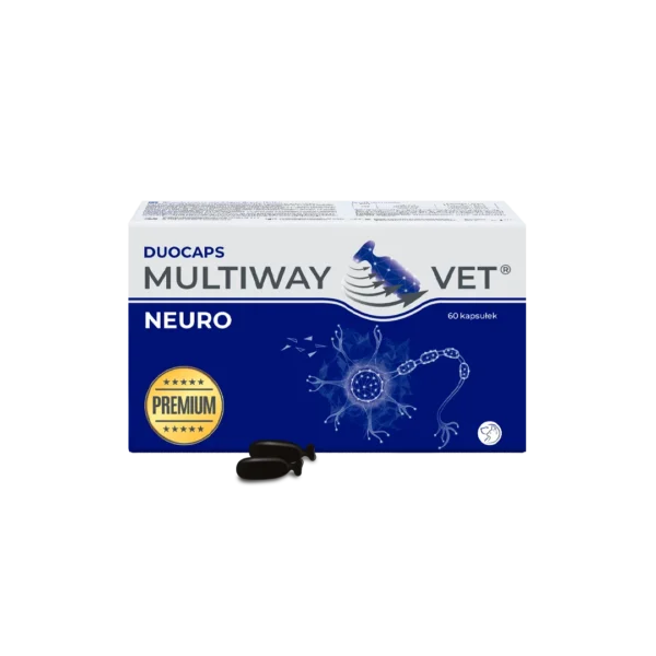 MULTIWAY VET® DUOCAPS NEURO – kapsułki twist-off wspomagające układ nerwowy dla psa i kota 60 kapsułek
