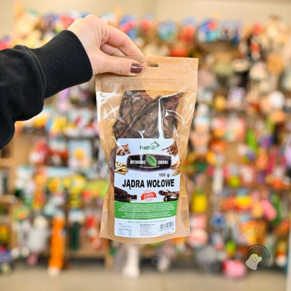 BALTO JĄDRA WOŁOWE - naturalny gryzak dla psa 100 g PREMIUM