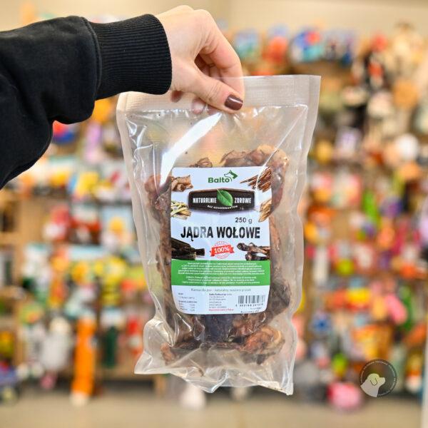 BALTO JĄDRA WOŁOWE - naturalny gryzak dla psa 250 g