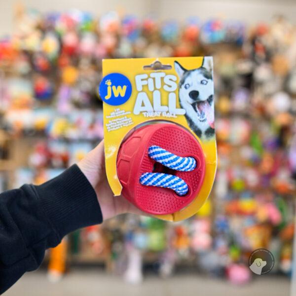 JW Fits all treat ball Zabawka na smaczki i gryzak