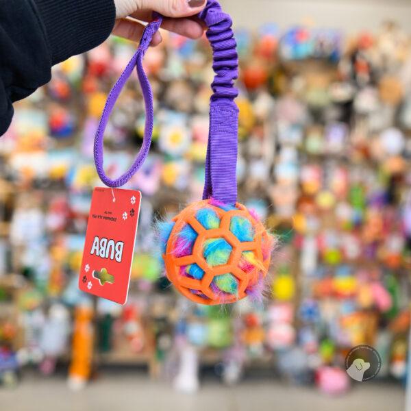 BUBA Szarpak dla psa z PIŁKĄ i amortyzatorem 8342