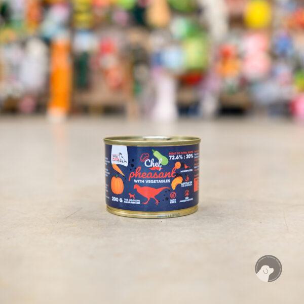 SYTA MICHA BAŻANT Z WARZYWAMI - mokra karma dla psa 200 g