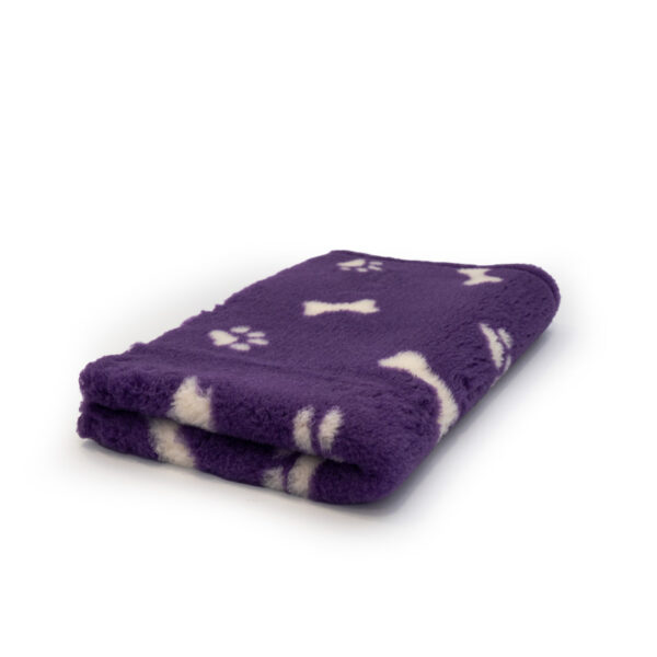 BUBA DRY BED A283 100x75cm kość łapy fiolet