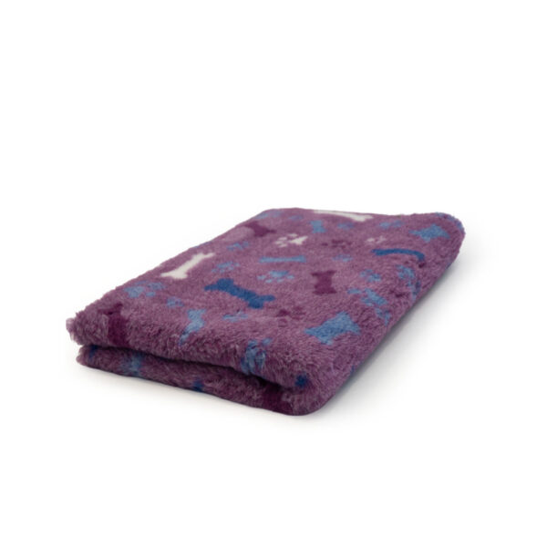 BUBA Legowisko antypoślizgowe DRY BED 28mm róż kości & łapy A98 100 x 75 cm