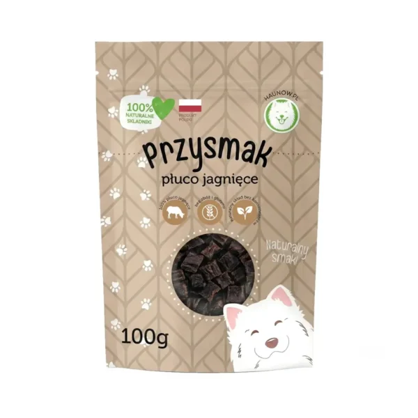 Hau Now Przysmaki dla psa płuco jagnięce 100g