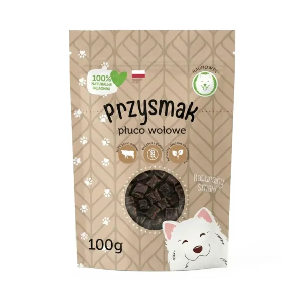 Hau Now Przysmaki dla psa płuco wołowe 100g