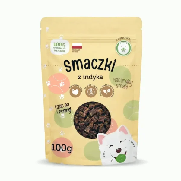 Hau Now Przysmaki dla psa smaczki z indyka 100 g