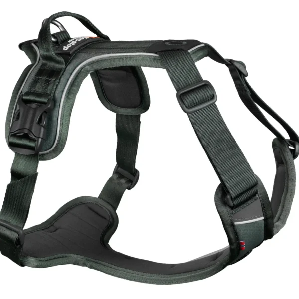 Non-stop dogwear Ramble harness - szelki spacerowe zielone z dodatkową rączką XS-XL