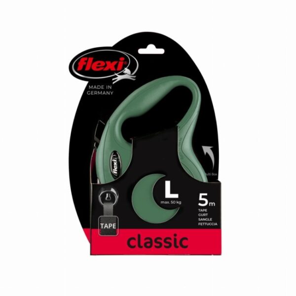 Flexi SMYCZ Classic L taśma 5m oliwkowa