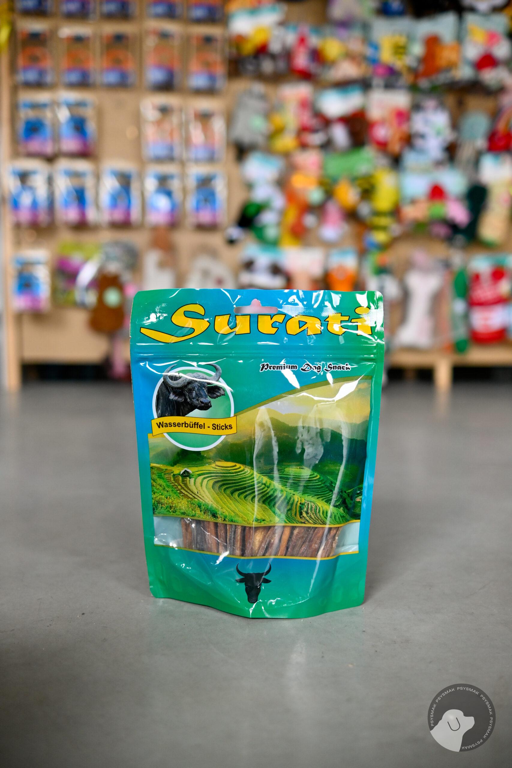 SURATI paluszki z jelita dla psa - Bawół Wodny 200 g