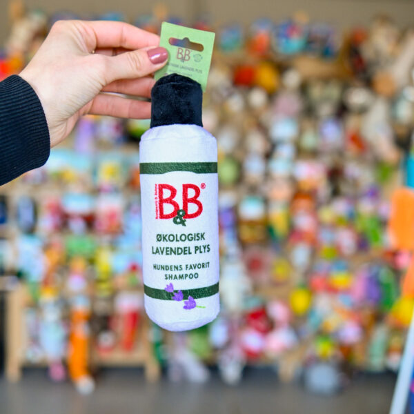 B&B Lavender – pluszowa zabawka w kształcie szamponu