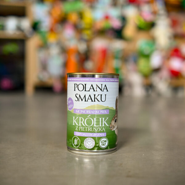 Polana Smaku - królik z pietruszką 400g karma mokra