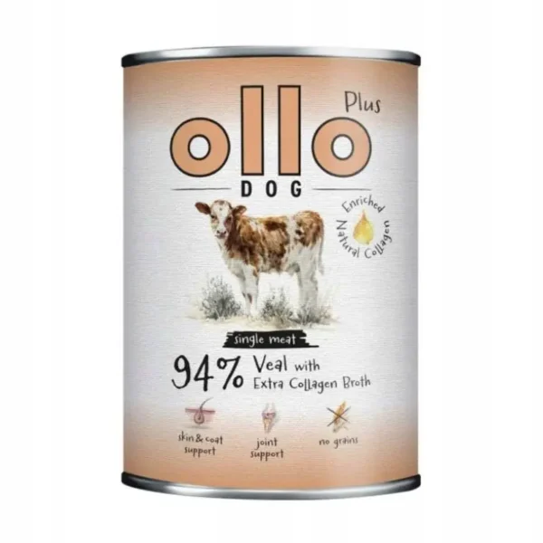 Ollo Plus kolagen cielęcina 400 g karma mokra