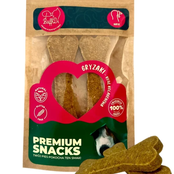 Baffidi Kolagenowy gryzak dentystyczny dla psa z indyka 2szt