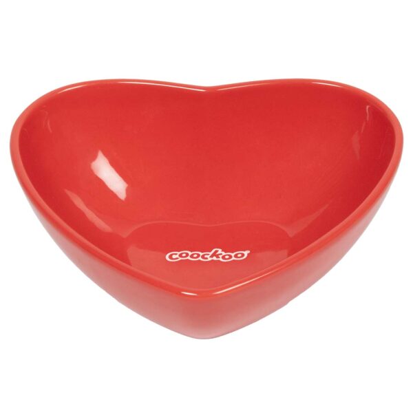 Coockoo Miska Ceramiczna EAT YOUR HEART OUT Serce 480ml – Czerwona