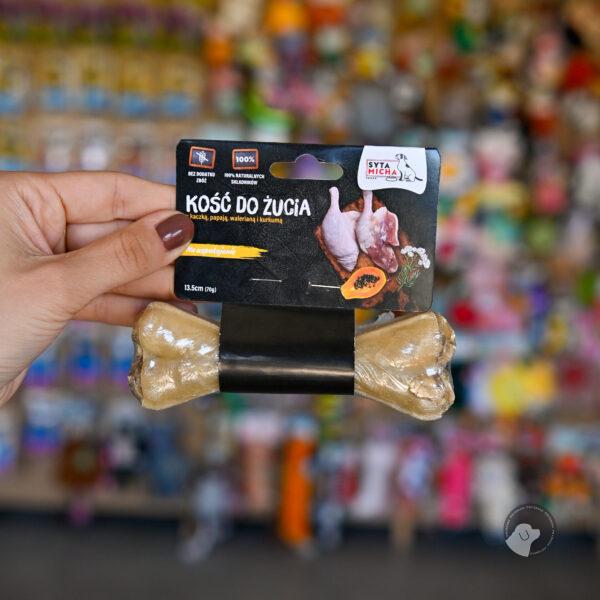 SYTA MICHA KOŚĆ FUNKCYJNA - Kość do żucia dla psa na uspokojenie 13,5 cm