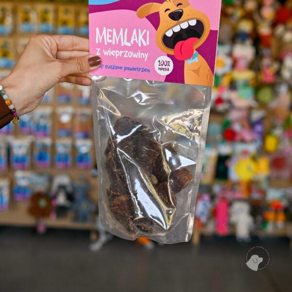 Mr. Bro Memlaki – Wieprzowina w płatach 150g – Suszone gryzaki dla psa