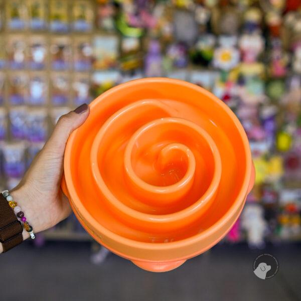 FUN FEEDER Miska spowalniająca jedzenie pomarańczowa rozm MINI (51004)