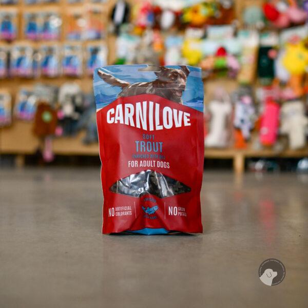 CARNILOVE Dog SOFT Snack Trout enriched with Dill pstrąg 200 g