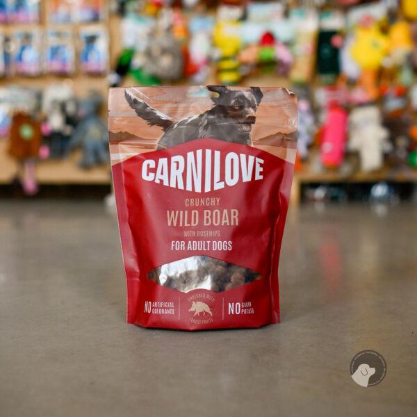 CARNILOVE Dog CRUNCHY Snack Wild Boar with Rosehips dzik z dziką różą 200 g