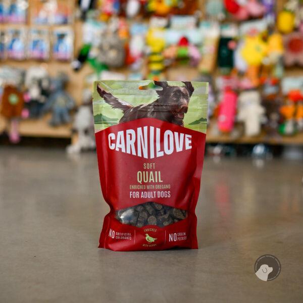 CARNILOVE Dog SOFT Snack Quail enriched with Oregano przepiórka i oregano 200 g