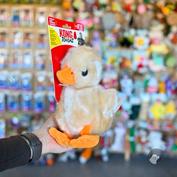 KONG Maskotka dla psów Toughz Duck M - słodka kaczuszka