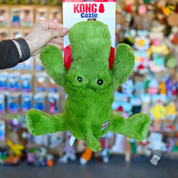 KONG Cozie Aligator XL - pluszowa zabawka z małą ilością wypełnienia