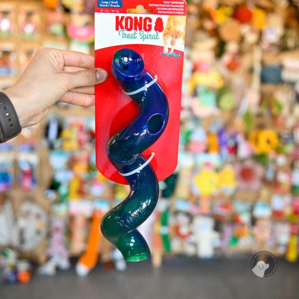 KONG ZABAWKA DLA PSA TREAT SPIRAL STICK - do zdobywania jedzenia L