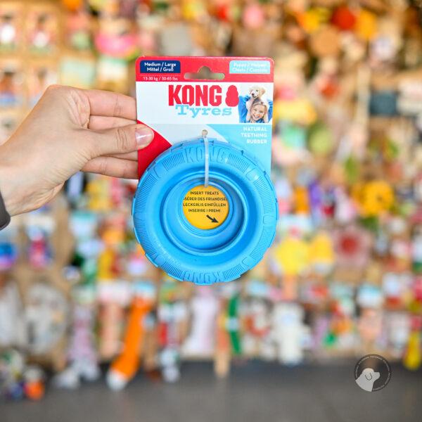 KONG PUPPY TIRES L - zabawka dla szczeniaka