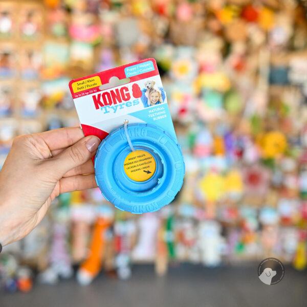 KONG PUPPY TIRES S - zabawka dla szczeniaka