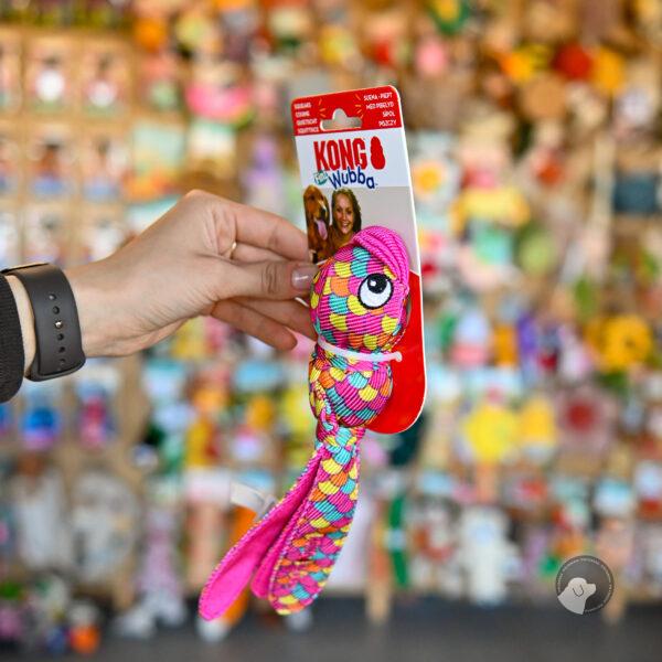 Kong Wubba Finz S 68467 kolorowa ryba szarpak - aport