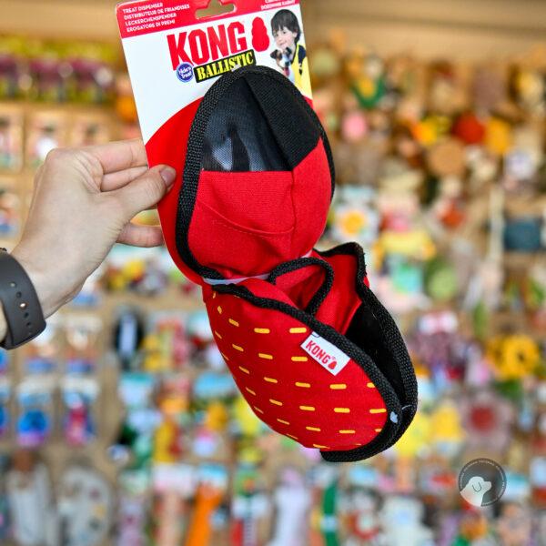 KONG Ballistic Hide'n Treat - szmaciana kula smakula L