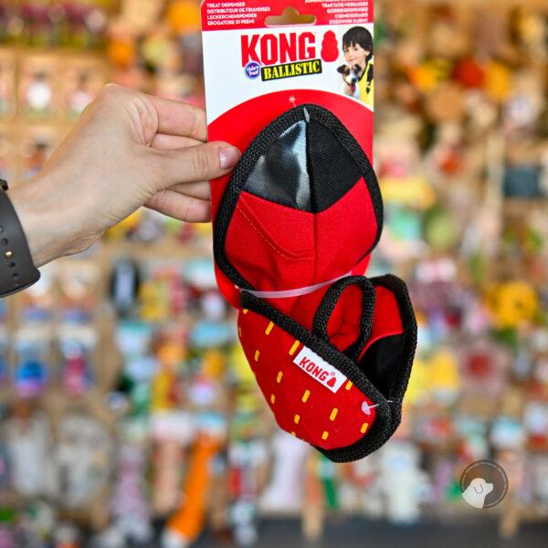KONG Ballistic Hide'n Treat - szmaciana kula smakula S