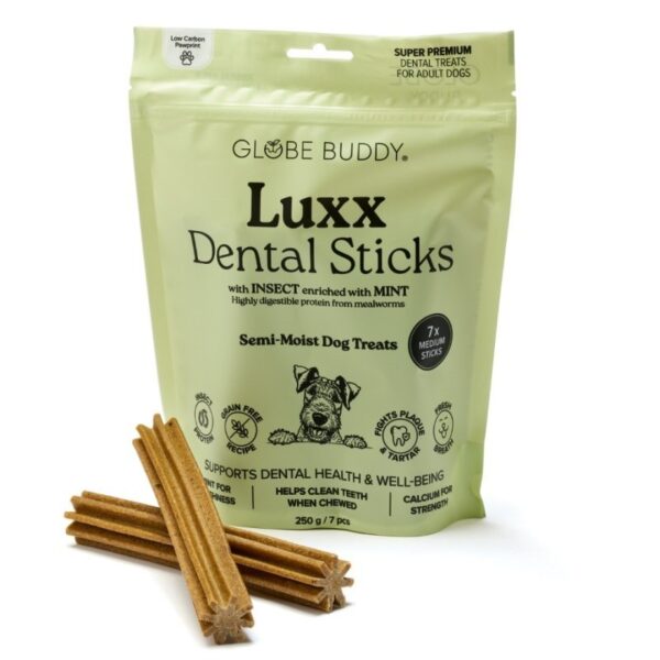 GLOBE BUDDY Luxx Dental Sticks - półwilgotne przekąski dla psów