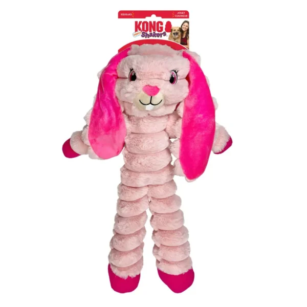 KONG Shakers Crumples różowy królik JUMBO XL
