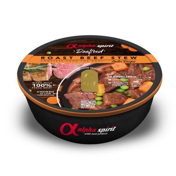 Karma mokra dla psa Alpha Spirit Real Food Beef (dorosły) 280g wołowina