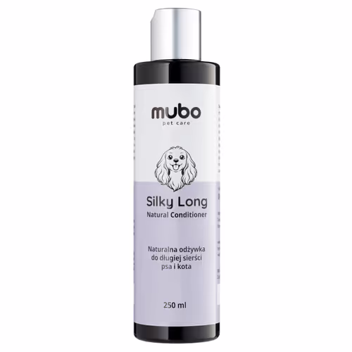Mubo Silky Long Natural Conditioner 250ml - delikatna odżywka do długiej sierści psa i kota