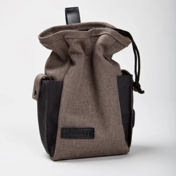 Nordog Tenne The Treat Bag Mocca - torebka na smaczki i kupoworki brązowa