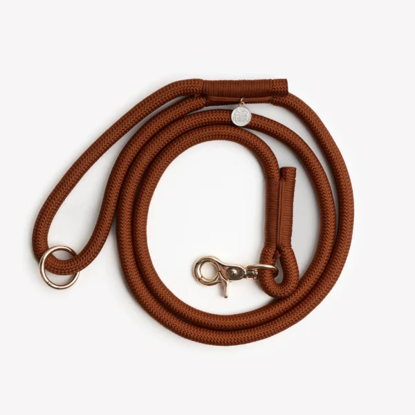 'CLAY' - BRAIDED ROPE LEASH