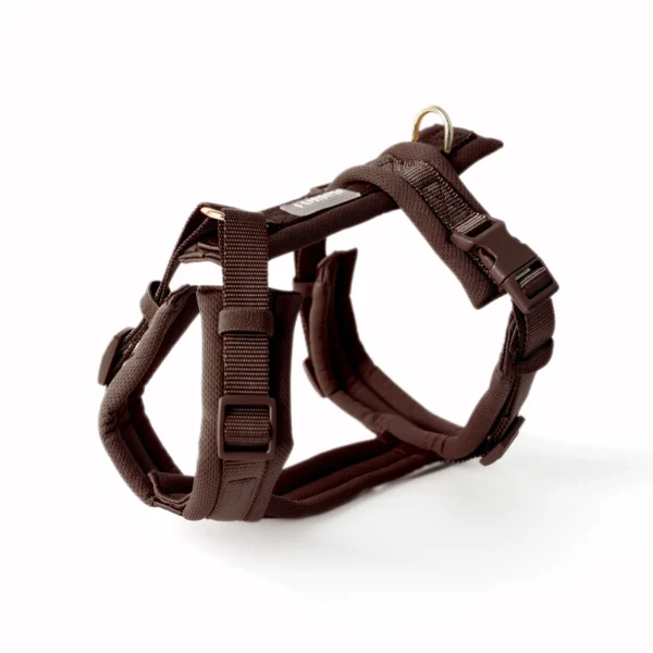 FURLOU COMFORT DOG HARNESS brown - oddychające brązowe szelki dla psa XS - L