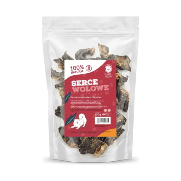 HAU NOW serca wołowe suszone 100 g