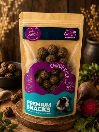 ChrupKule Mini dla psa - konina z burakiem 100g