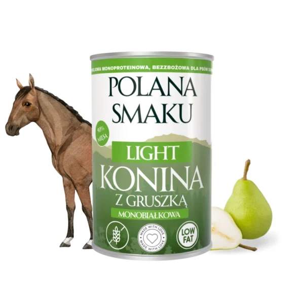 Konina z gruszką 400g