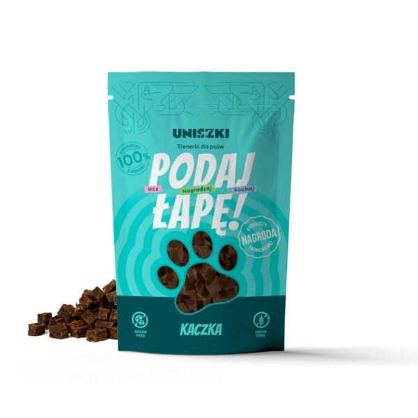 UNISZKI trenerki kaczka 90 g podaj łapę 