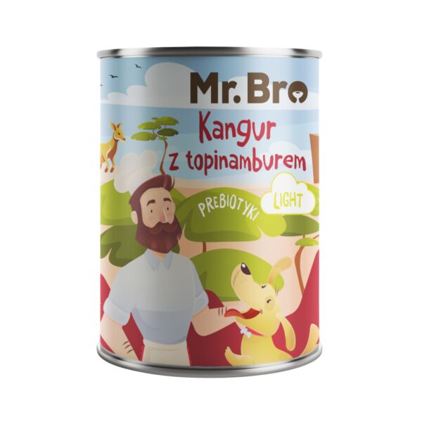 Mr. Bro LIGHT Kangur z Topinamburem z Prebiotykami 400g